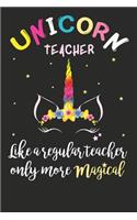 Unicorn Teacher. Like A Regular Teacher Only More Magical