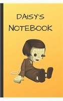 Daisy's Notebook: Doll Writing 120 Pages Notebook Journal - Small Lined (6 X 9 )