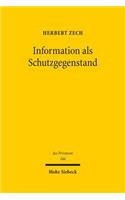 Information ALS Schutzgegenstand