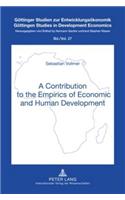 Contribution to the Empirics of Economic and Human Development