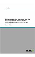 Quellenexegese des 
