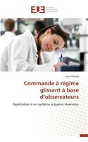 Commande À Régime Glissant À Base D Observateurs: (Omn.Univ.Europ.)