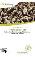 Hirschberg Test: (English)