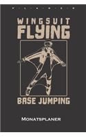 Wingsuit Flying Base Jumping Monatsplaner