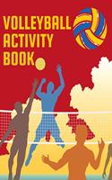 VOLLEYBALL Activity Book: Brain Activities and Coloring book for Brain Health with Fun and Relaxing