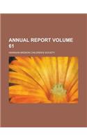 Annual Report Volume 61