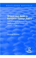 Greece and Spain in European Foreign Policy