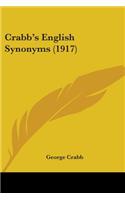 Crabb's English Synonyms (1917): (English)