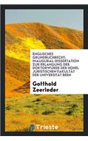 Englisches Grundbuchrecht