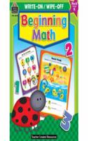 Beginning Math Write-On Wipe-Off Book