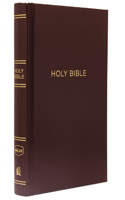 NKJV, Pew Bible, Hardcover, Burgundy, Red Letter Edition