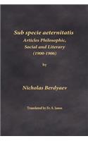 Sub specie aeternitatis