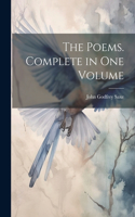Poems. Complete in one Volume