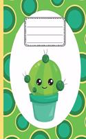 Cute Cactus Emoji Notebook