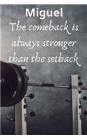Miguel The Comeback Is Always Stronger Than The Setback