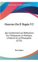 Oeuvres Du P. Rapin V2