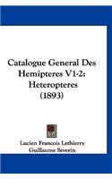 Catalogue General Des Hemipteres V1-2