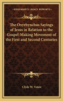 Oxyrhynchus Sayings of Jesus in Relation to the Gospel-Making Movement of the First and Second Centuries