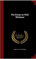 The Essay on Walt Whitman