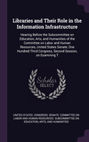 Libraries and Their Role in the Information Infrastructure: Hearing Before the Subcommittee on Education, Arts, and Humanities of the Committee on Labor and Human Resources, United States Senate, One Hundred 