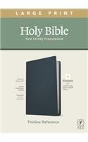 NLT Large Print Thinline Reference Bible, Filament Edition