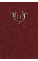 Monogram "H" Notebook