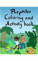 Reptiles Coloring and Activity Book
