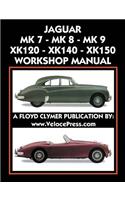 Jaguar Mk 7 - Mk 8 - Mk 9 - Xk120 - Xk140 - Xk150 Workshop Manual 1948-1961