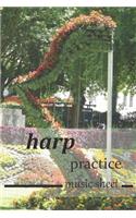 harp practice sheet