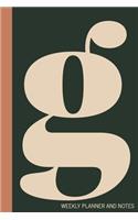 g - Weekly Planner and Notes