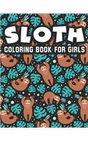 Sloth Coloring Book for Girls