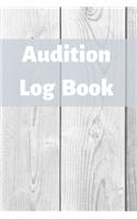 Audition Log Book