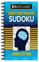 Brain Games - Lower Your Brain Age Sudoku: Jumbo Edition(Brain Games)