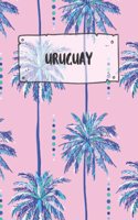 Uruguay: Dotted Travel Diary Notebook or Journey Dotted Grid Journal - Holiday Trip Pocketbook for Men and Women with Dots