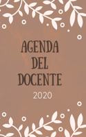 Agenda del docente 2020: Agenda scuola, Agenda Lavoro, Agenda Università, Agenda settimanale, Diario scolastico, Agenda giornaliera 12 mesi, calendario gennaio a dicembre 20
