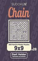 Chain Sudoku - 200 Hard to Master Puzzles 9x9 (Volume 28)