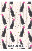 Client Log Book: Client Tracking Book - Tracker Book for Makeup artist, eyelash artist, Cosmetologist, Lash Data Organizer Notebook with Alphabetical Tabs A - Z - Pe