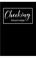 Checking Account Ledger