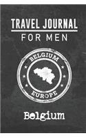 Travel Journal for Men Belgium