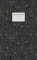 Graph Composition Notebook: Grid Paper Notebook: Large Size 8.5x11 Inches, 110 pages. Notebook Journal: White Black Flowers Workbook for Preschoolers Students Teens Adults for 