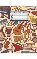 Music Manuscript Notebook
