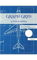 Graph Grid (1/8 inch): An extra-large (8.5 by 11.0 inch) graph GRID book(1 Graph Grid (1/8 Inch))