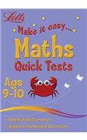 Maths Age 9-10: Quick Tests(Letts Make It Easy)