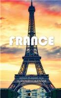 France Weekly Planner 2018