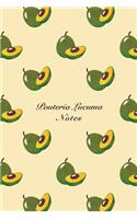 Pouteria Lucuma Notes: 6"x9" Notebook Watercolor Texture Design Fruit Pattern Cover. 108 Blank Lined Pages Matte Softcover Note Book Journal