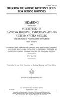 Measuring the systemic importance of U.S. bank holding companies