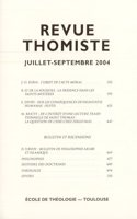 Revue Thomiste - 3/2004