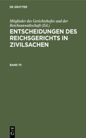 Entscheidungen Des Reichsgerichts in Zivilsachen. Band 111