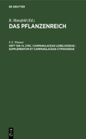 IV. 276c. Campanulaceae-Lobelioideae: Supplementum Et Campanulaceae-Cyphioideae