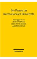 Die Person im Internationalen Privatrecht